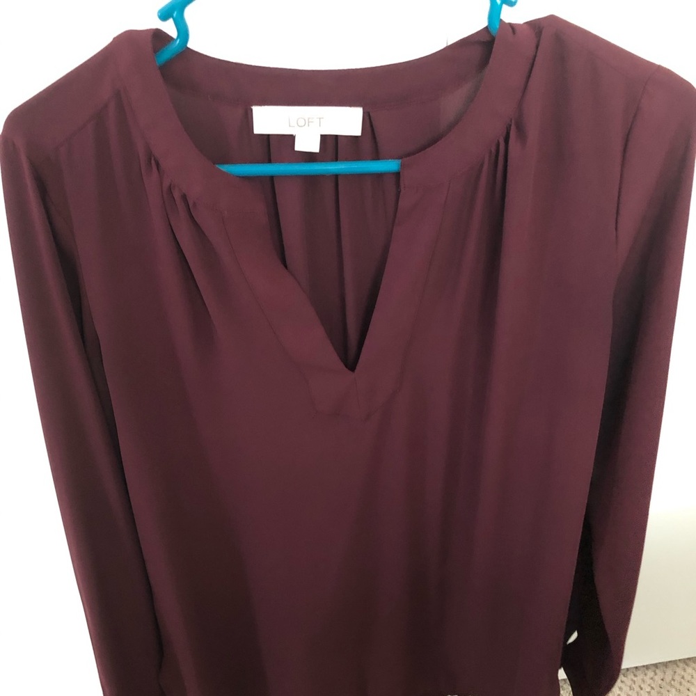 Maroon Loft Top